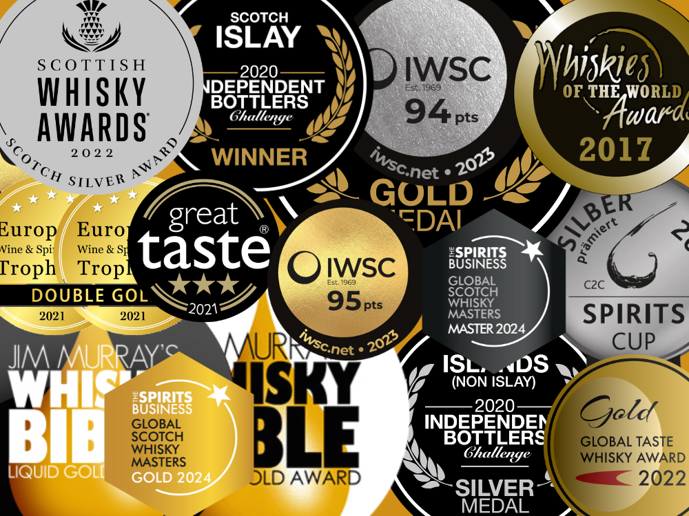 Chapter 7 whiskies are award winning whiskies. Four times whisky of the year award in Whisky Bible